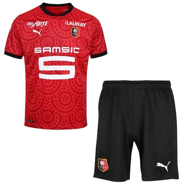 Camiseta Stade Rennais Primera Equipación Niños 2020-2021 Rojo
